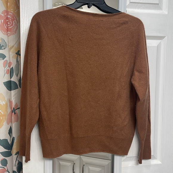 Vince Bateau Neck 100% Cashmere Knit Sweater szM - Picture 10 of 12